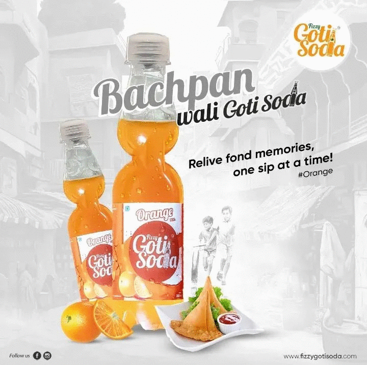 Pop Goli Soda - Fizzy Goti Soda