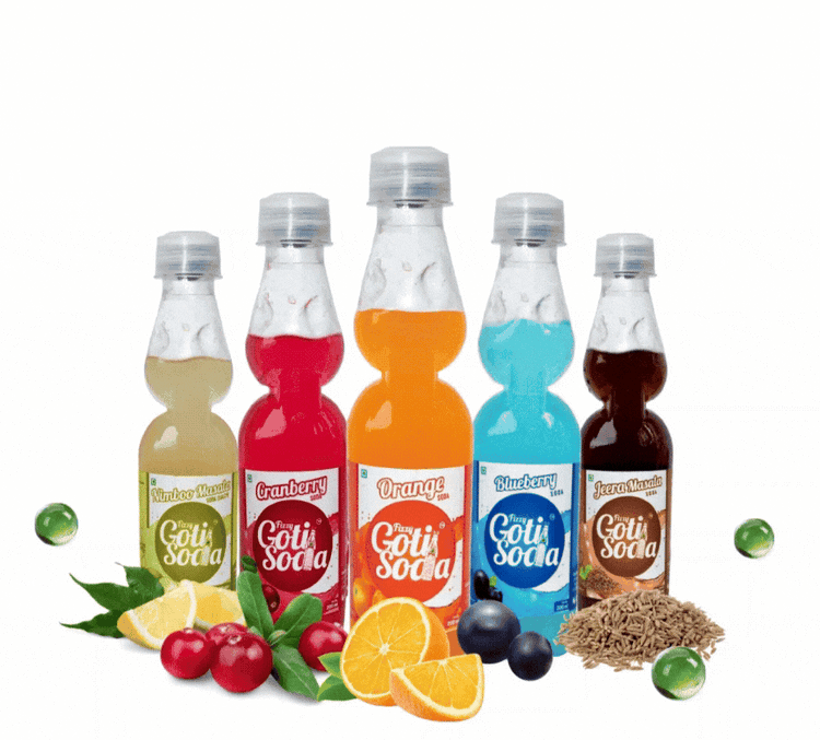 Fizzy Goti Soda Fun Pack of 5 - Fizzy Goti Soda
