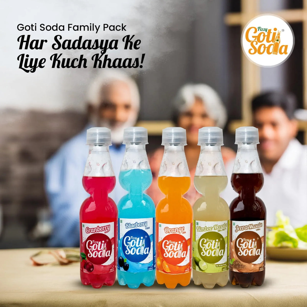 Fizzy Goti Soda Family Pack of 20 - Fizzy Goti Soda