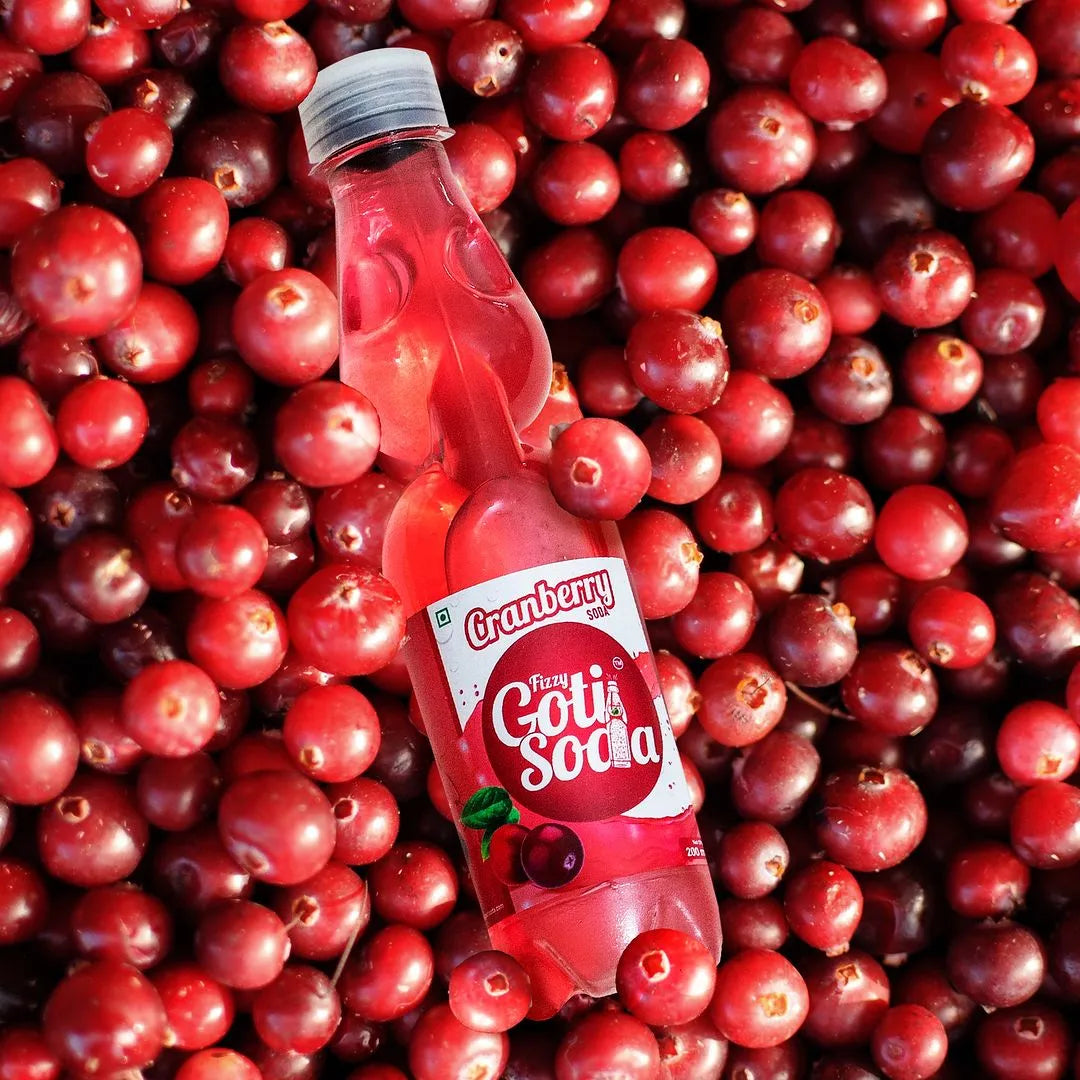 Cranberry Fizzy Goti Soda Pack of 20 - Fizzy Goti Soda